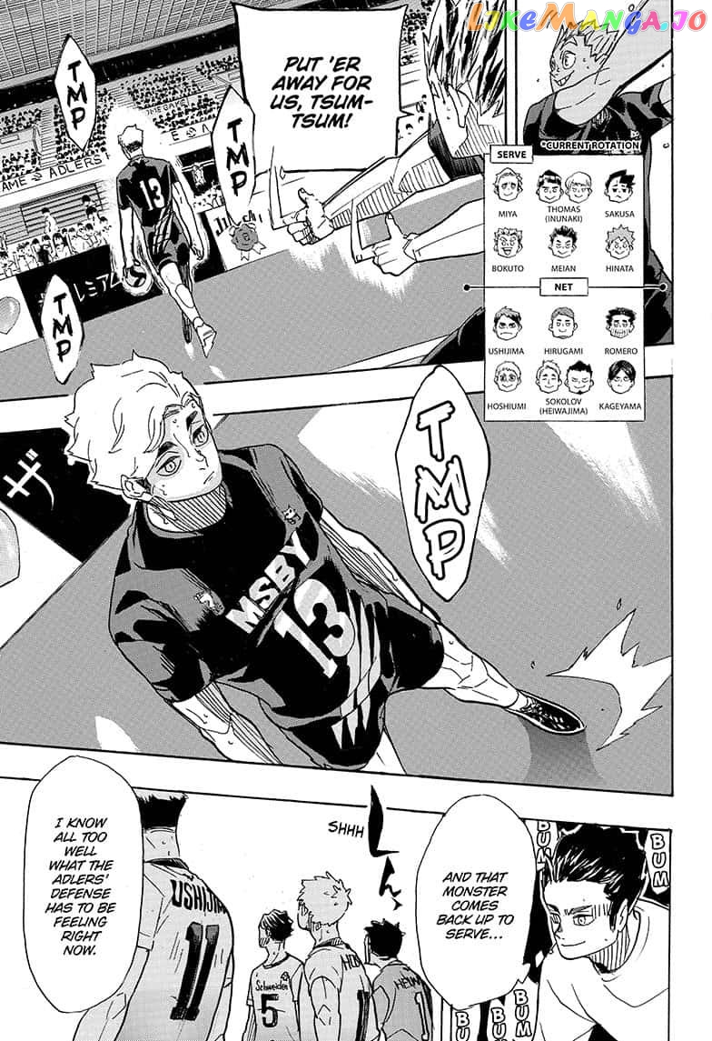 Haikyuu!! chapter 393 - page 3