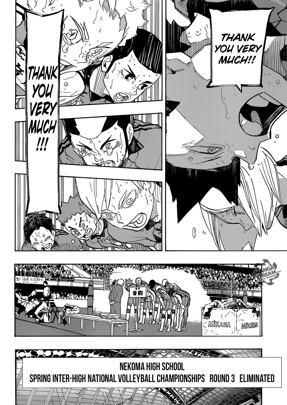 Haikyuu!! chapter 325 - page 14