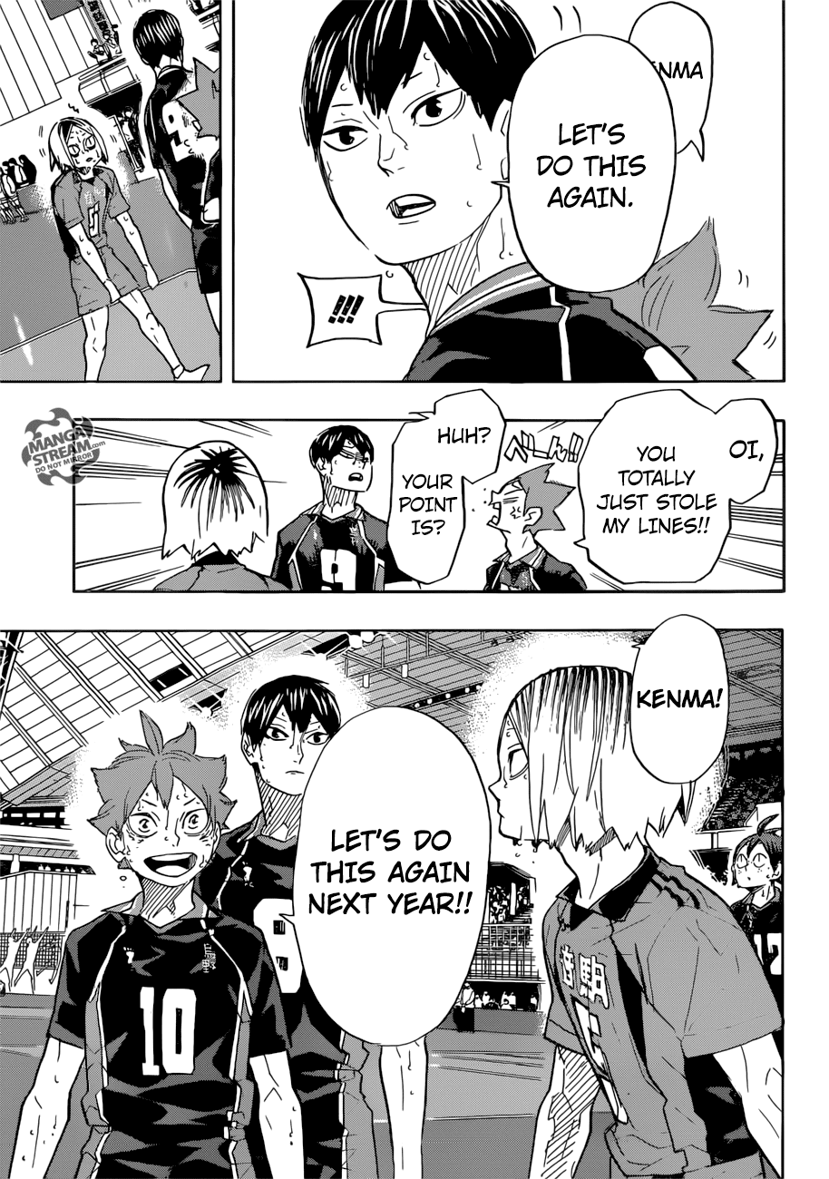 Haikyuu!! chapter 325 - page 15