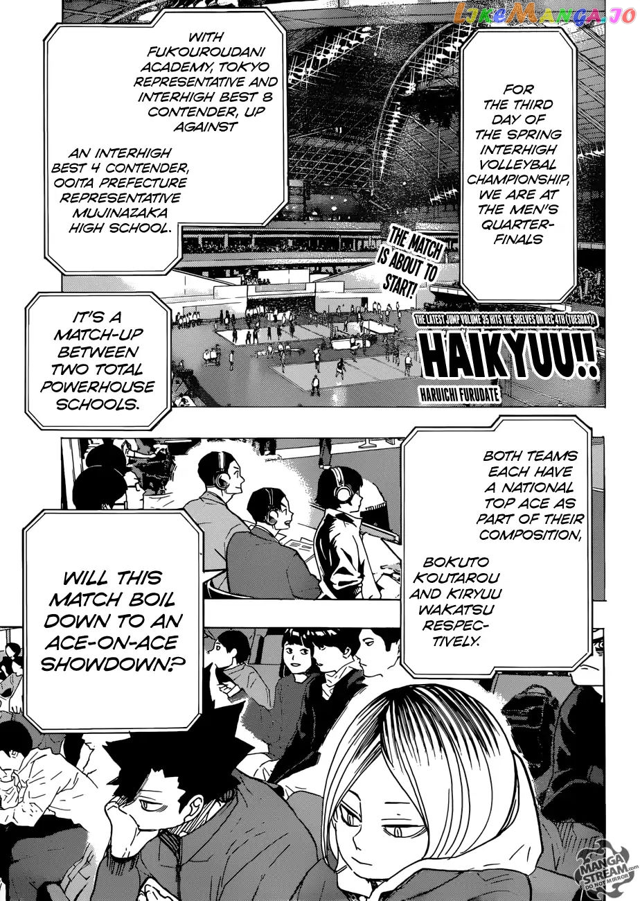 Haikyuu!! chapter 328 - page 1