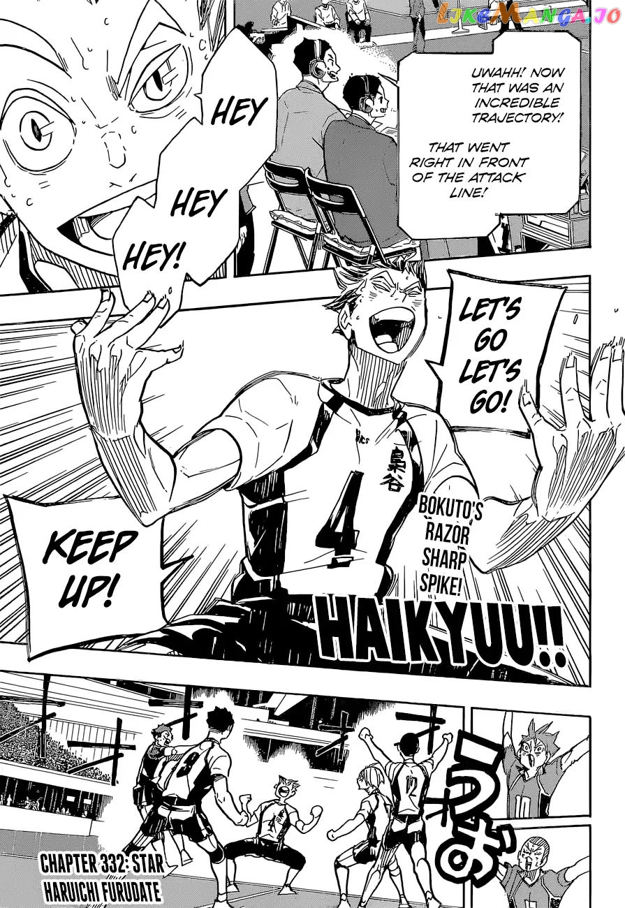 Haikyuu!! chapter 332 - page 1