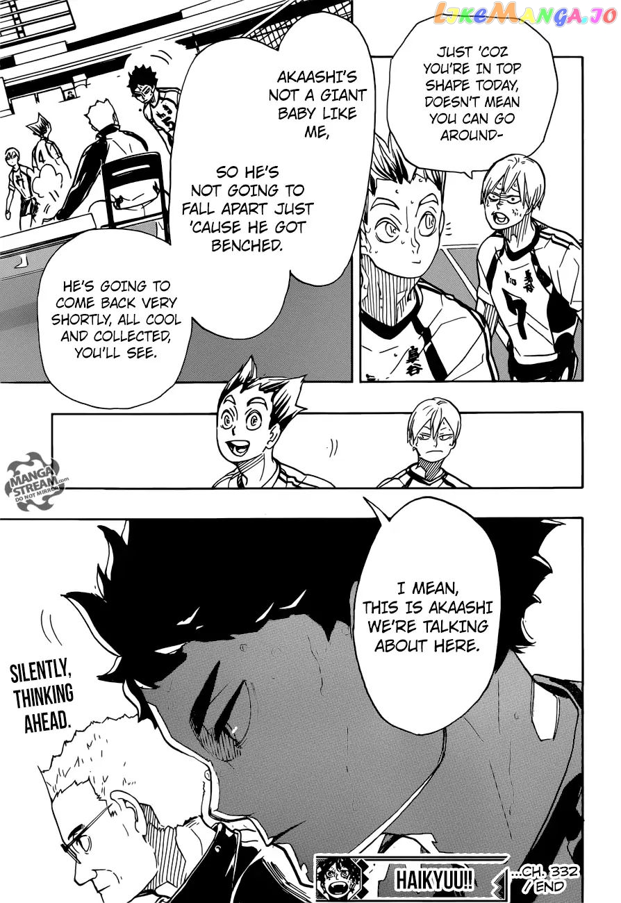 Haikyuu!! chapter 332 - page 18