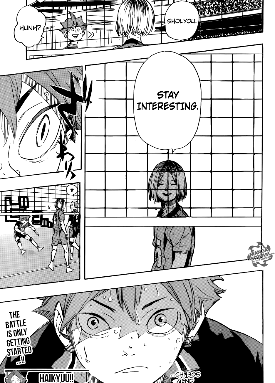 Haikyuu!! chapter 305 - page 18