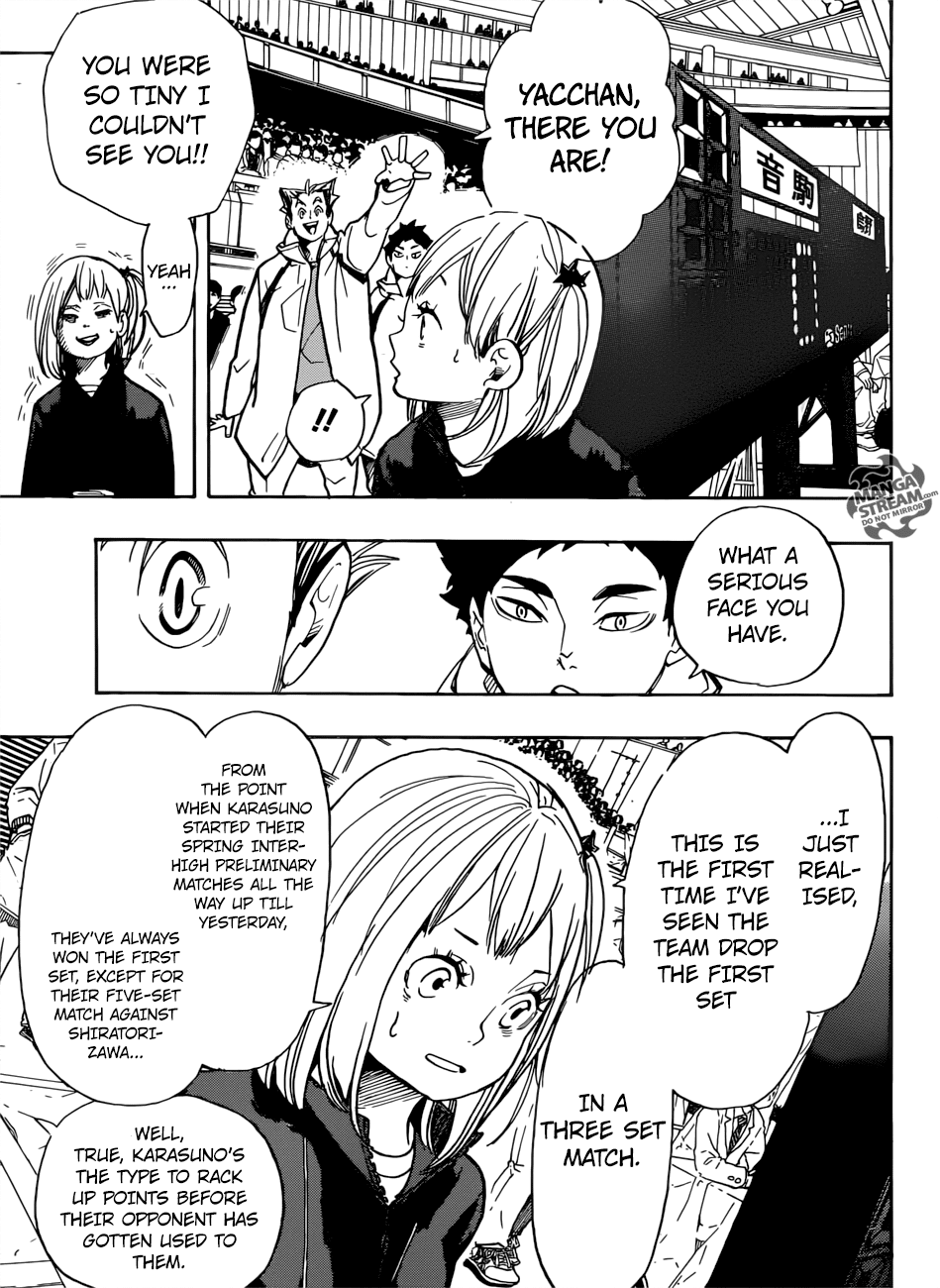 Haikyuu!! chapter 306 - page 3