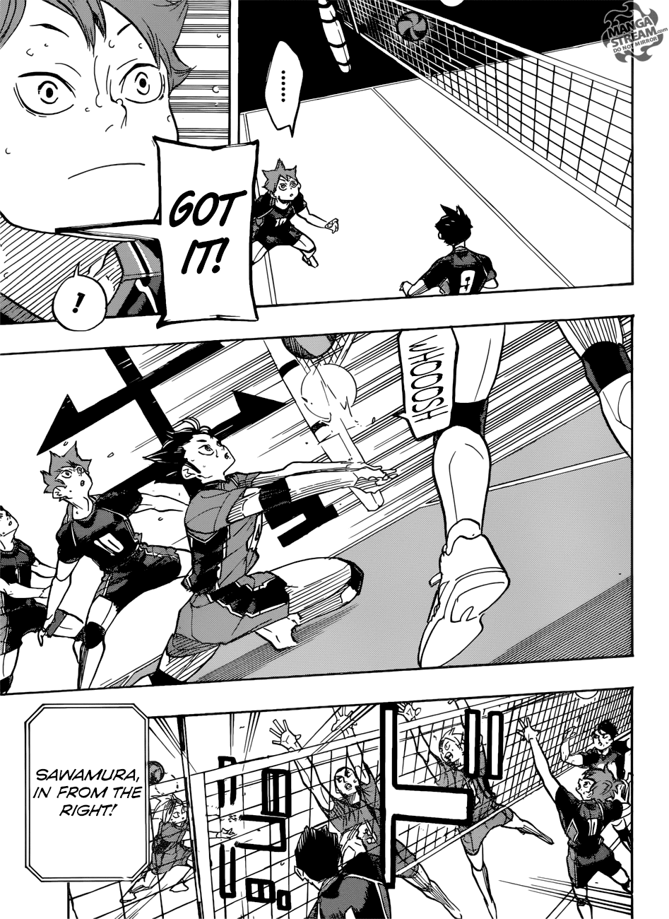 Haikyuu!! chapter 306 - page 9