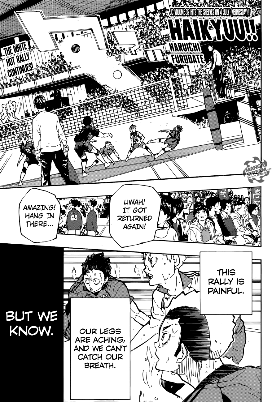 Haikyuu!! chapter 308 - page 1