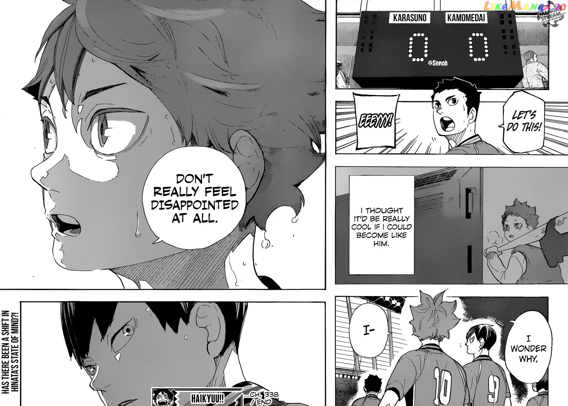 Haikyuu!! chapter 338 - page 19