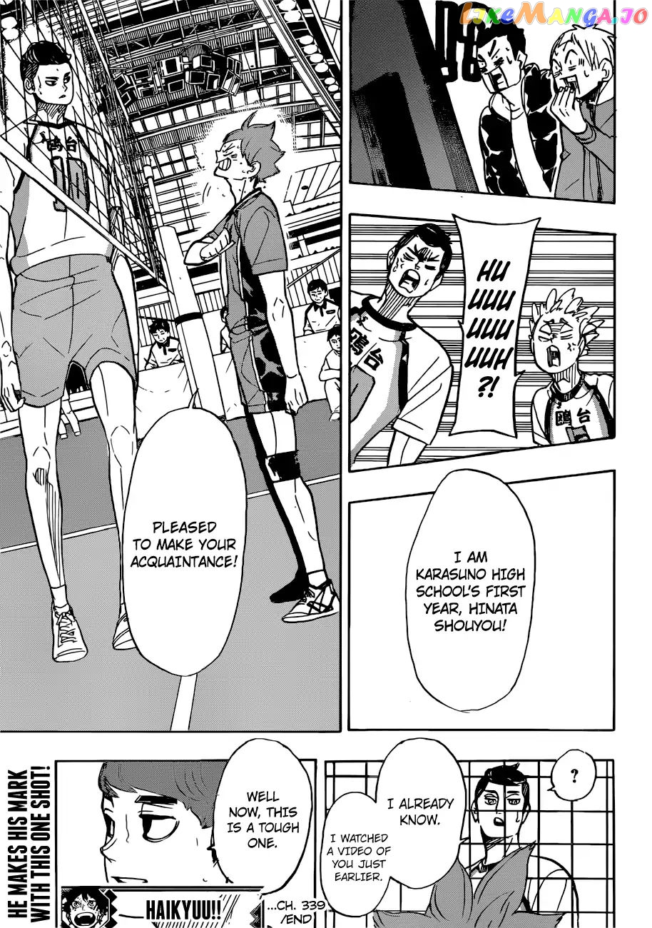 Haikyuu!! chapter 339 - page 18