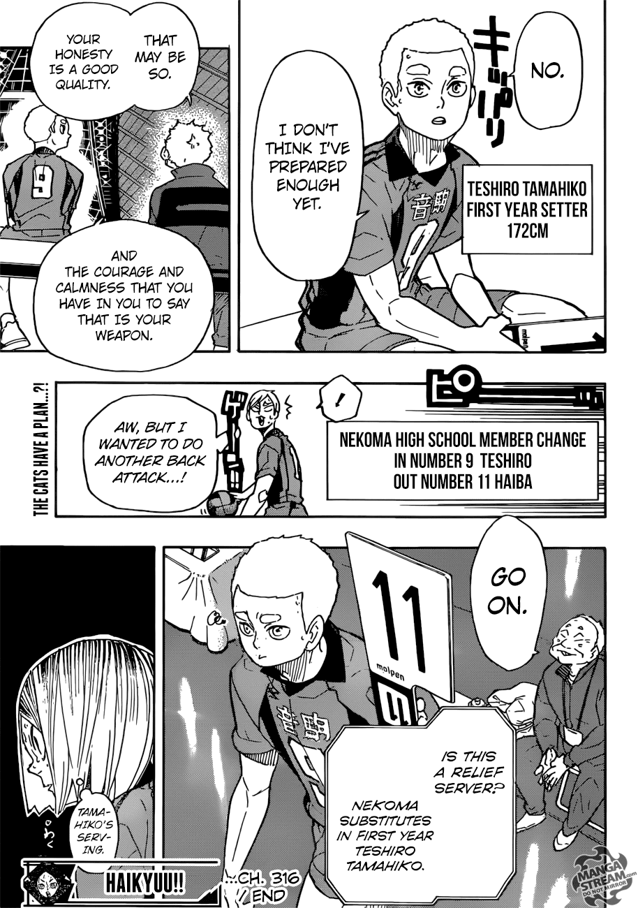 Haikyuu!! chapter 316 - page 19