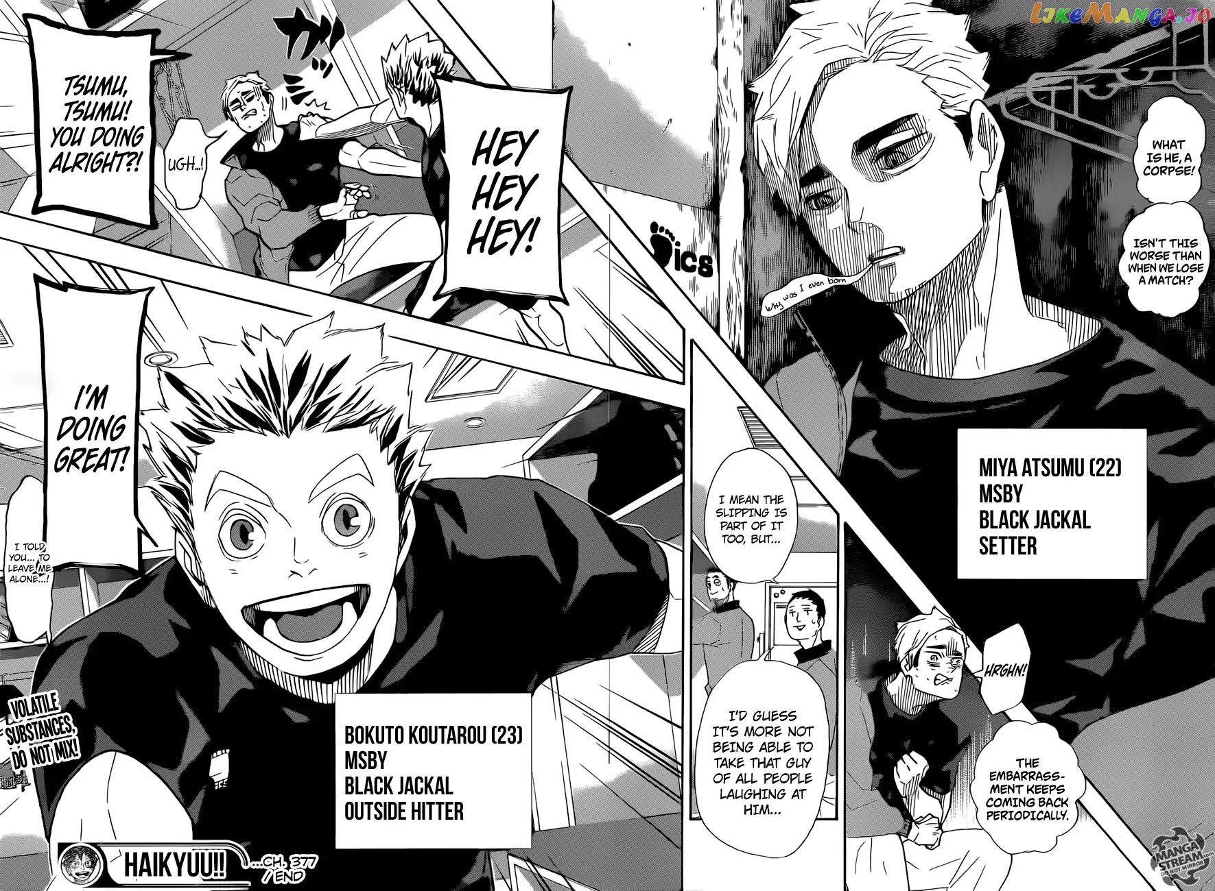 Haikyuu!! chapter 377 - page 18