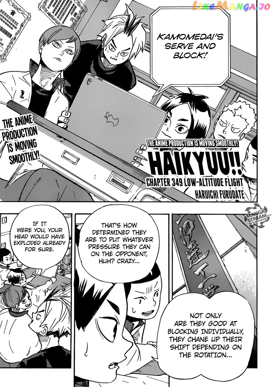 Haikyuu!! chapter 349 - page 1