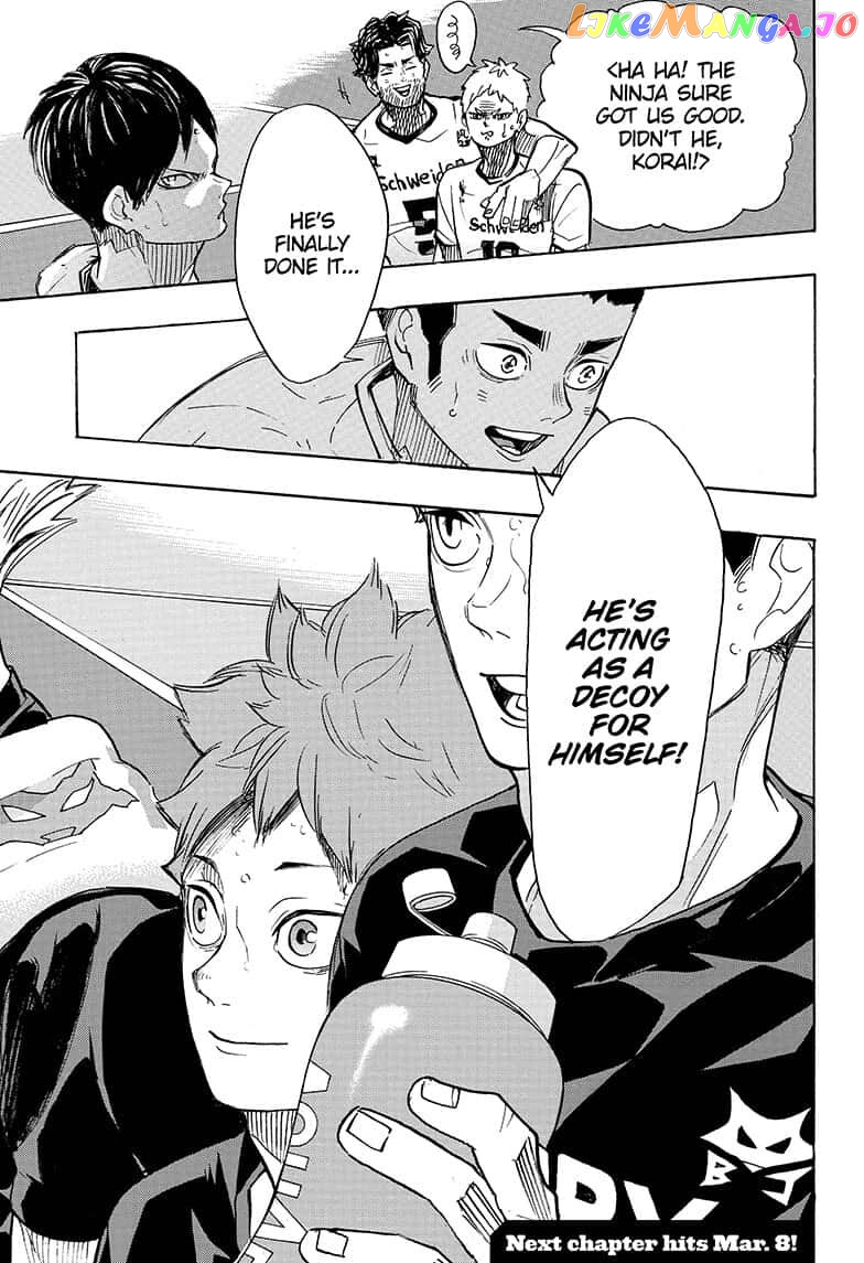 Haikyuu!! chapter 384 - page 15