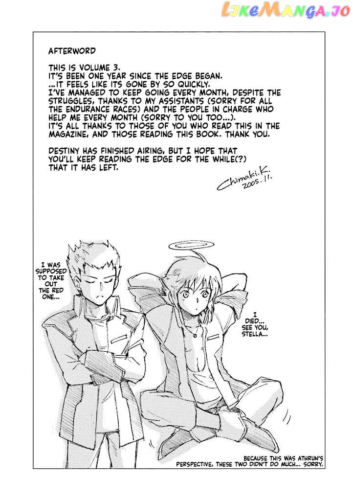 Kidou Senshi Gundam SEED Destiny the Edge Chapter 11.5 - page 23