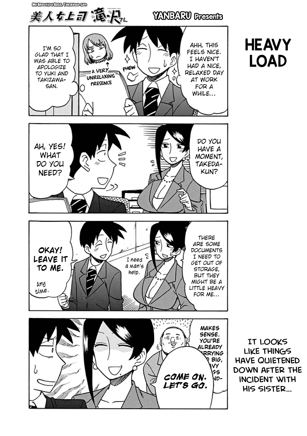 Bijin Onna Joushi Takizawa-san chapter 44 - page 1