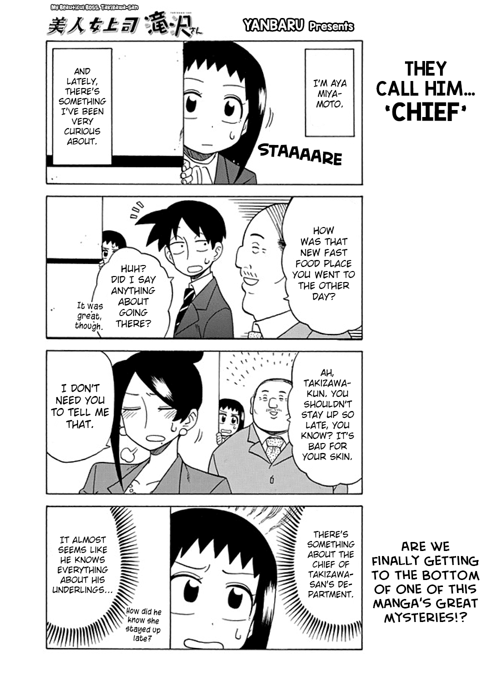 Bijin Onna Joushi Takizawa-san chapter 54 - page 1