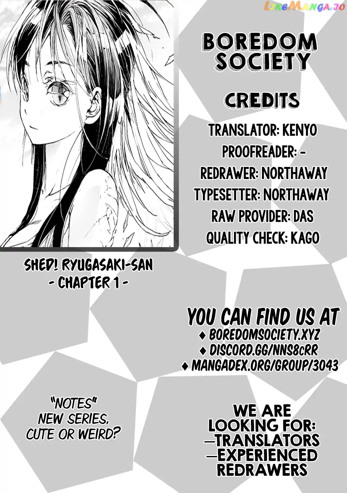 Shed! Ryugasaki-San chapter 1 - page 5