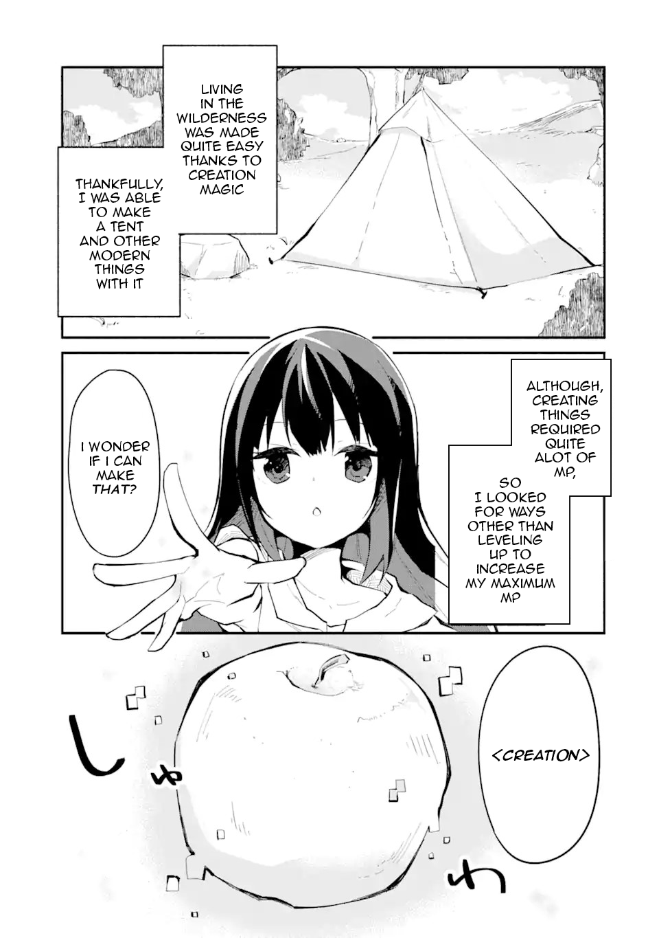 Maryoku Cheat Na Majo Ni Narimashita ~Souzou Mahou De Kimama Na Isekai Seikatsu~ chapter 1.2 - page 1