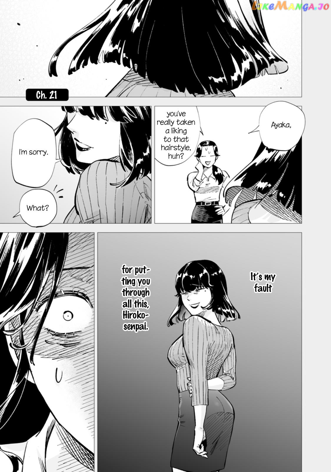 Ayaka-Chan Wa Hiroko-Senpai Ni Koishiteru chapter 21 - page 1