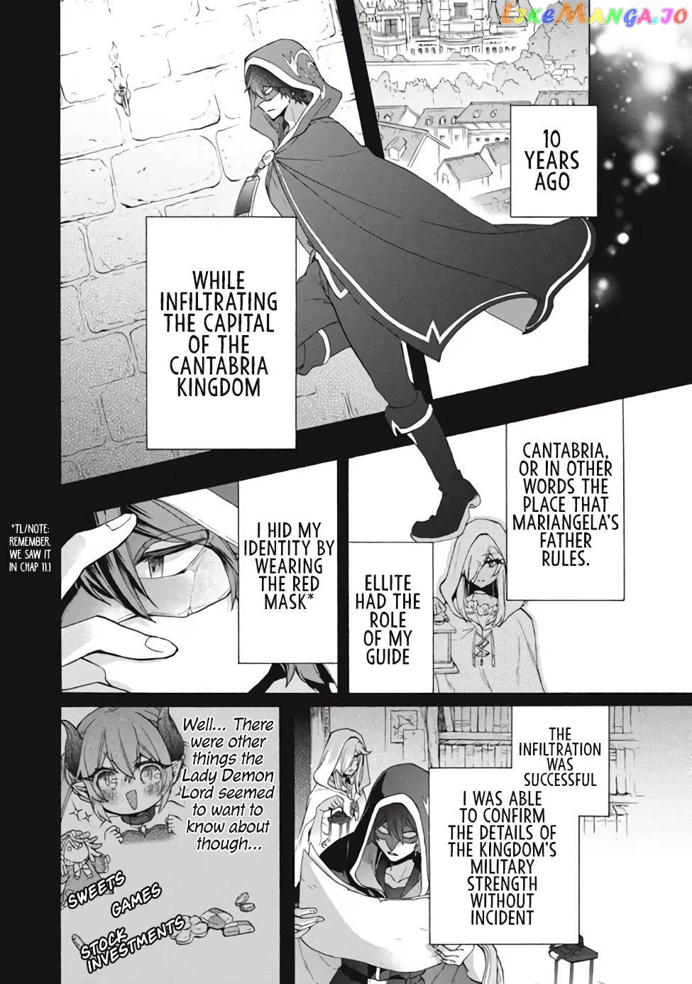 "Kukuku ....... He is the weakest of the Four Heavenly Kings." I was dismissed from my job, but somehow I became the master of a hero and a holy maiden. chapter 12.2 - page 4