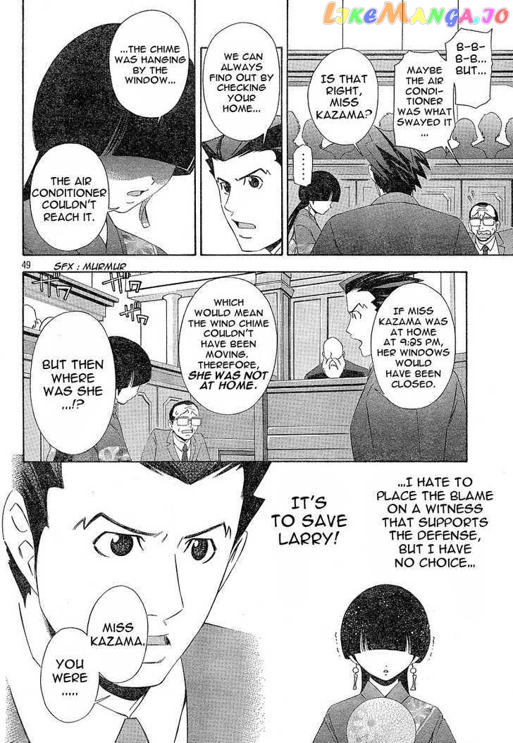 Gyakuten Saiban chapter 1 - page 49