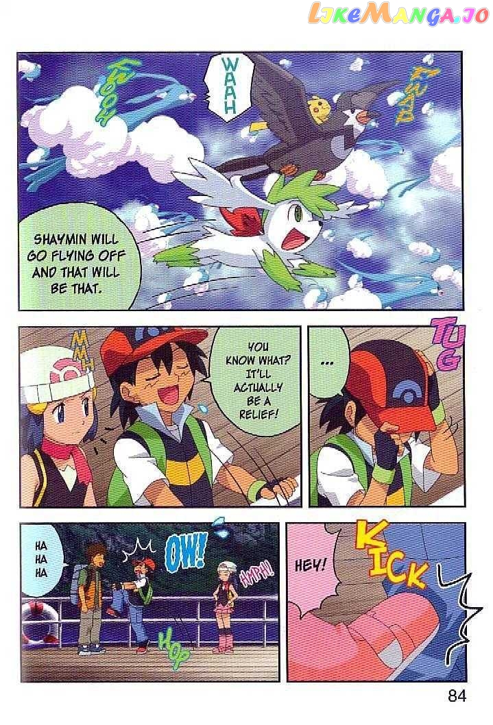 Pokemon: Giratina and the Sky Warrior! Ani-Manga chapter 4 - page 6