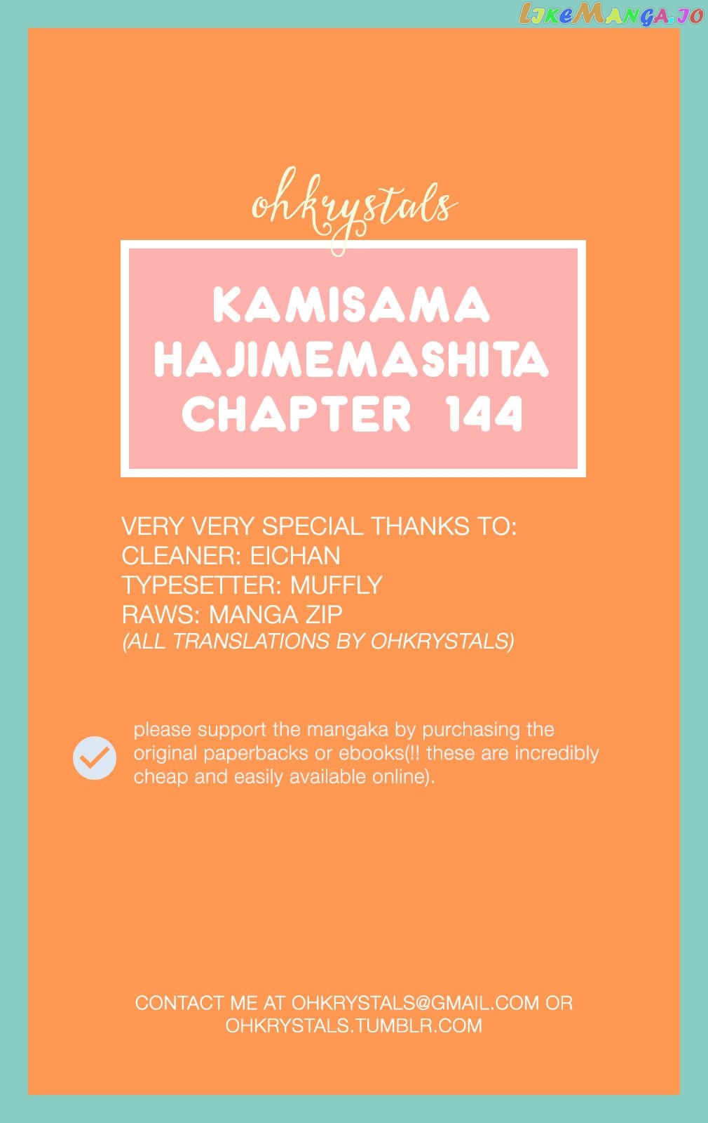 Kamisama Hajimemashita chapter 144 - page 1