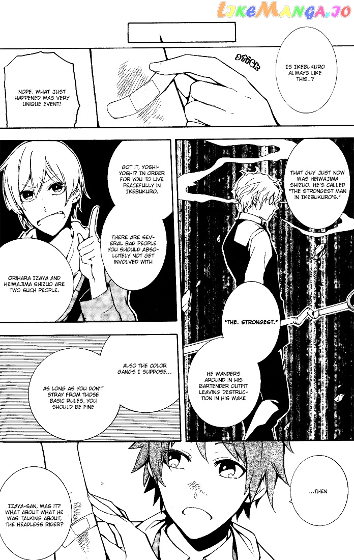 Durarara!! - 3 Way Standoff - Alley chapter 1 - page 27