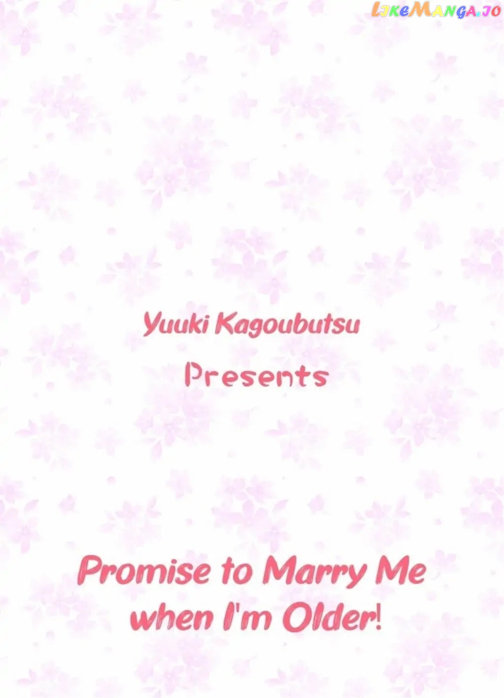 Promise to Marry Me When I'm Older! Chapter 1 - page 2