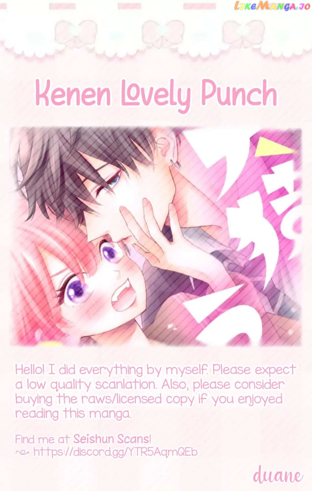 Kenen Lovely Punch Chapter 2 - page 1