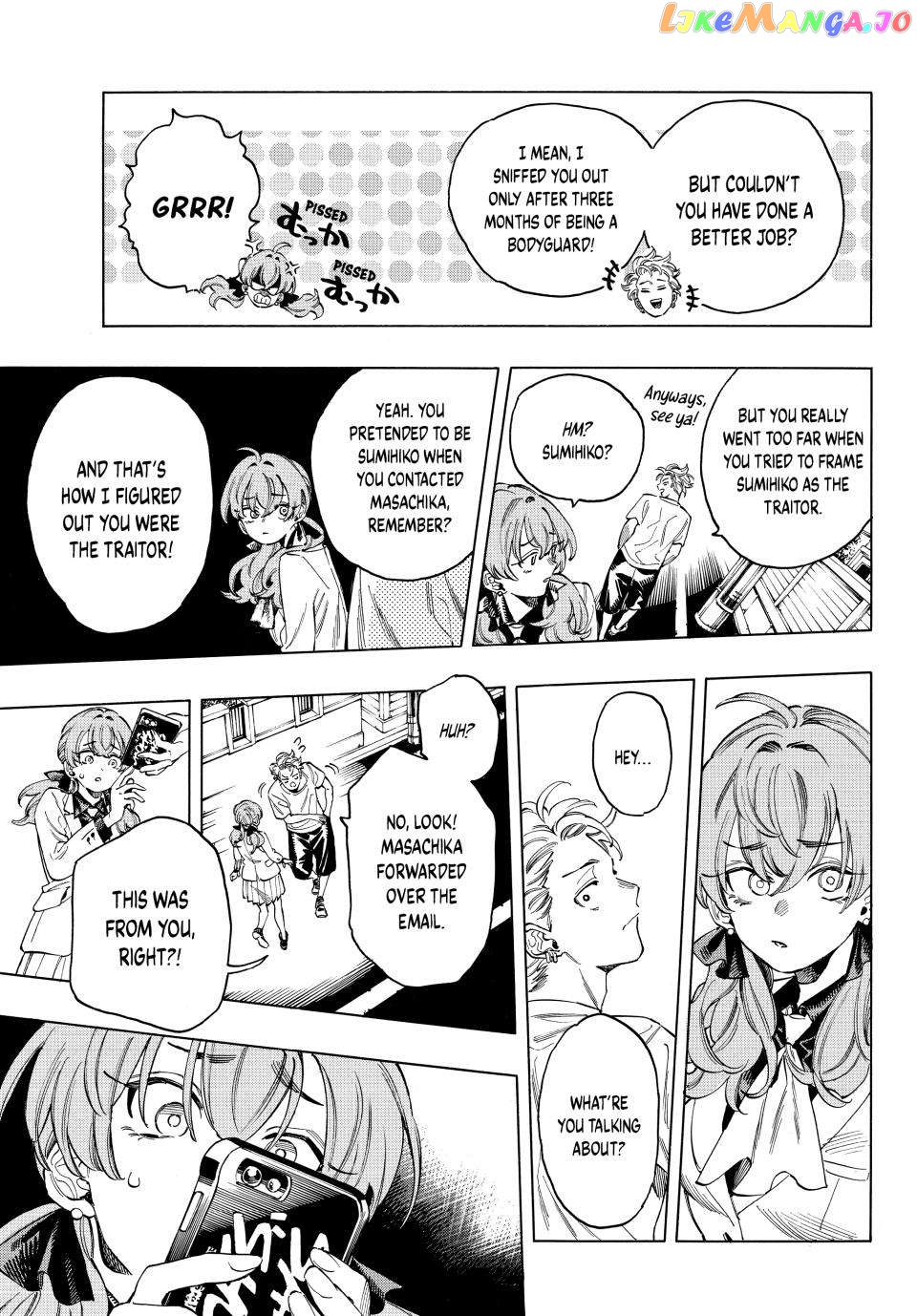 Akabane Honeko No Bodyguard Chapter 49 - page 20