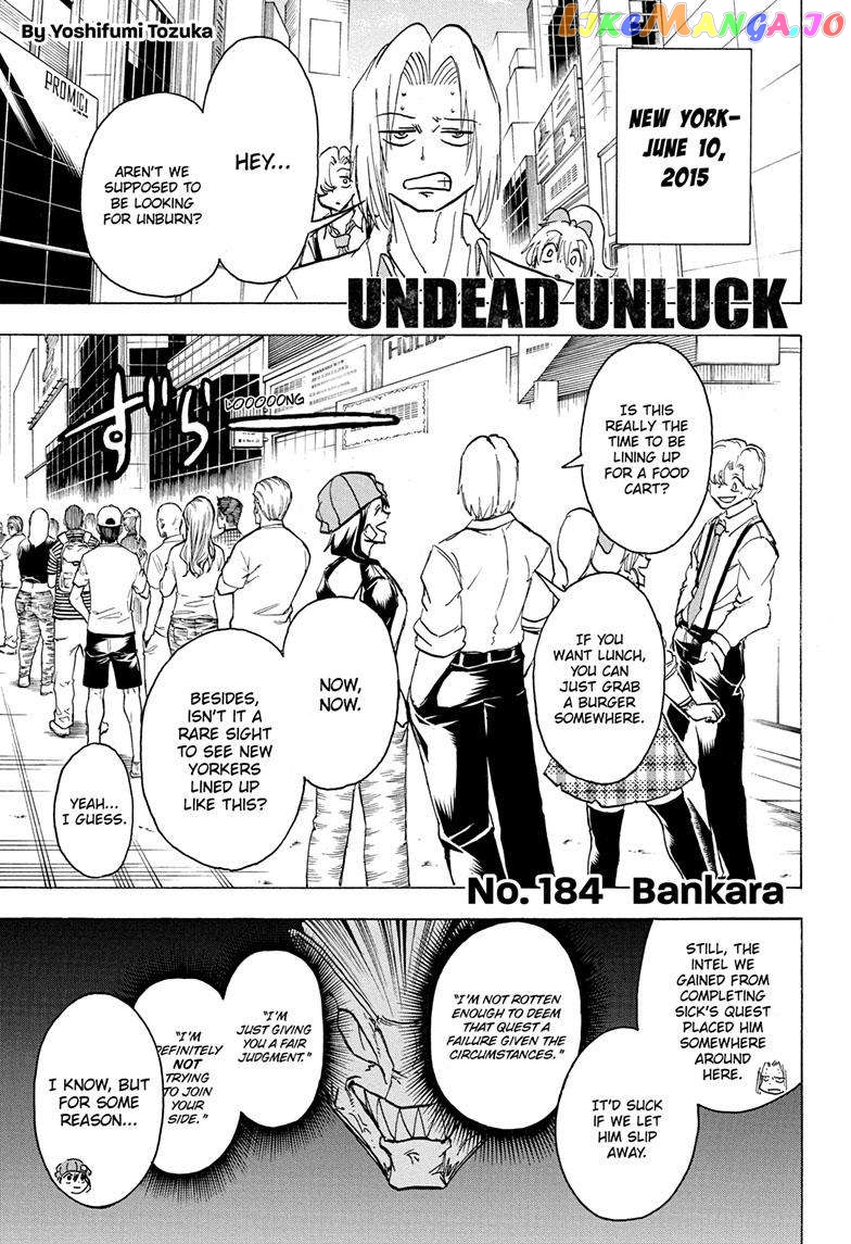 Undead + Unluck Chapter 184 - page 1