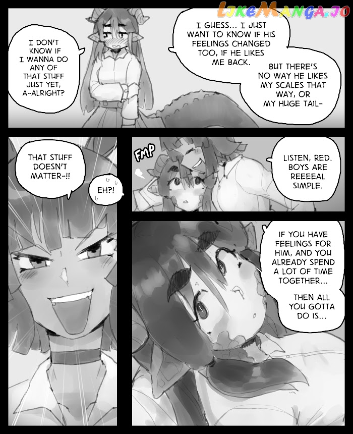 My Childhood Friend Is A Dragon Who's Embarrassed About the Size Of Her Tail chapter 8 - page 3