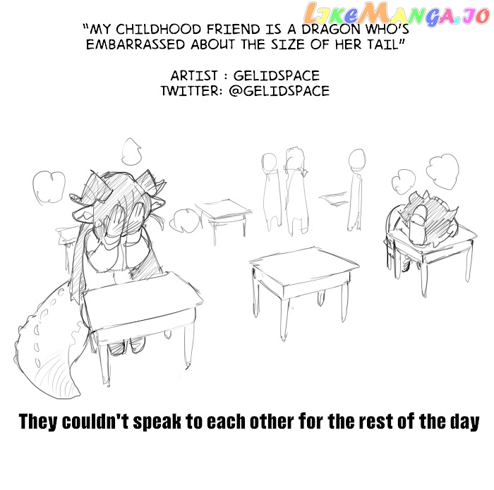 My Childhood Friend Is A Dragon Who's Embarrassed About the Size Of Her Tail chapter 9 - page 5