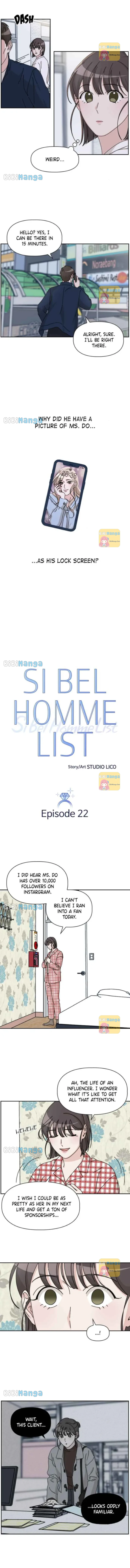 Si Bel Homme List Chapter 22 - page 3