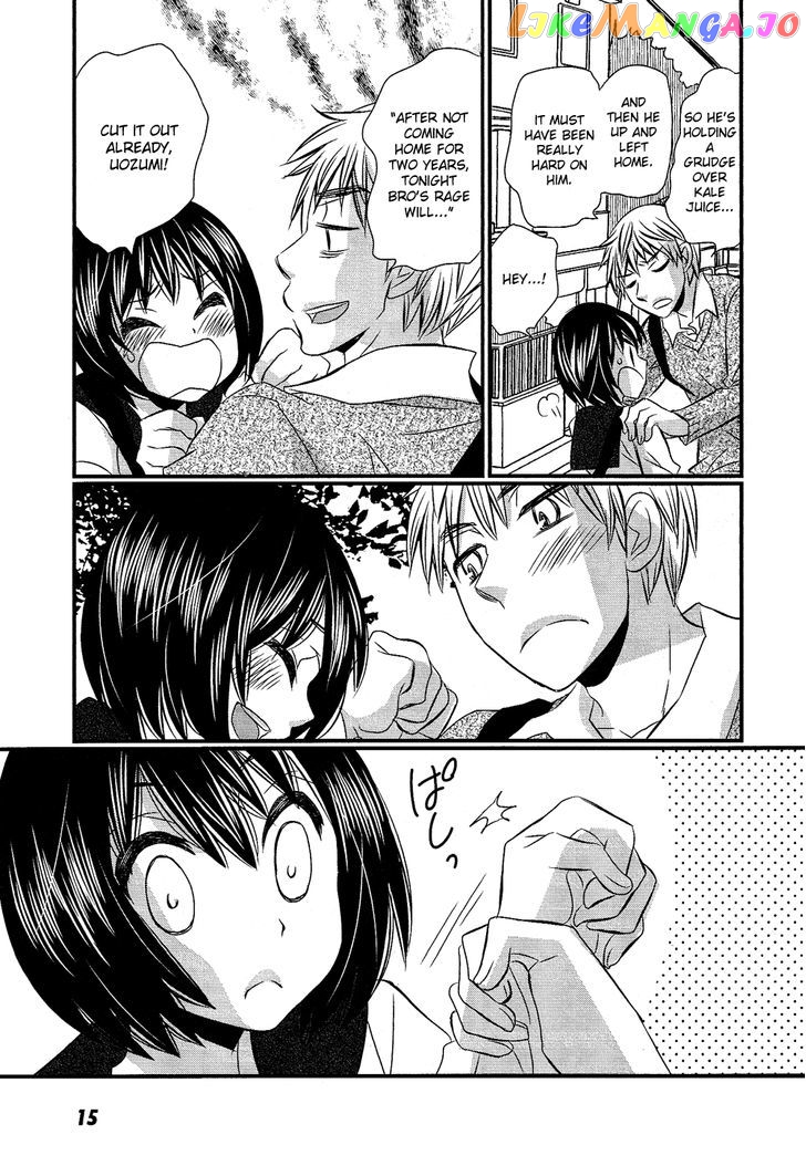 Kyou Kara Yonshimai chapter 1 - page 15