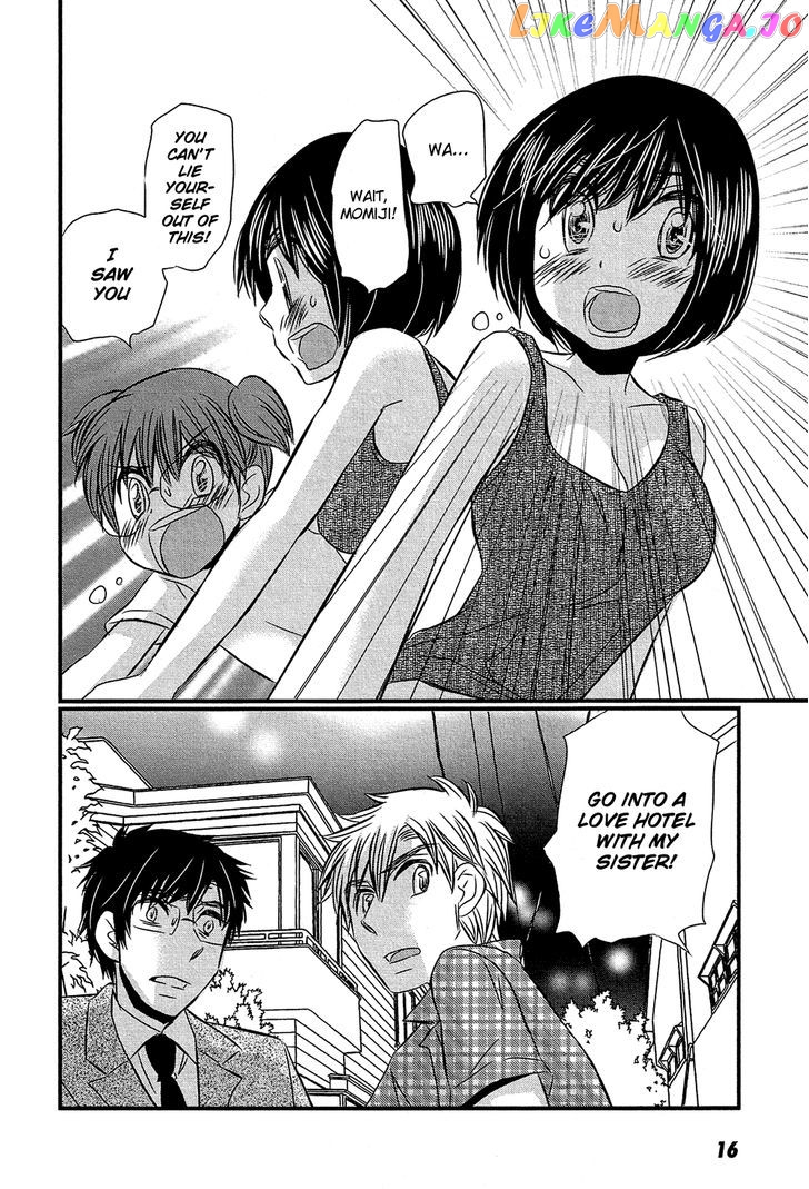 Kyou Kara Yonshimai chapter 11 - page 16