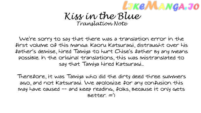 Kiss in the Blue chapter 8 - page 2