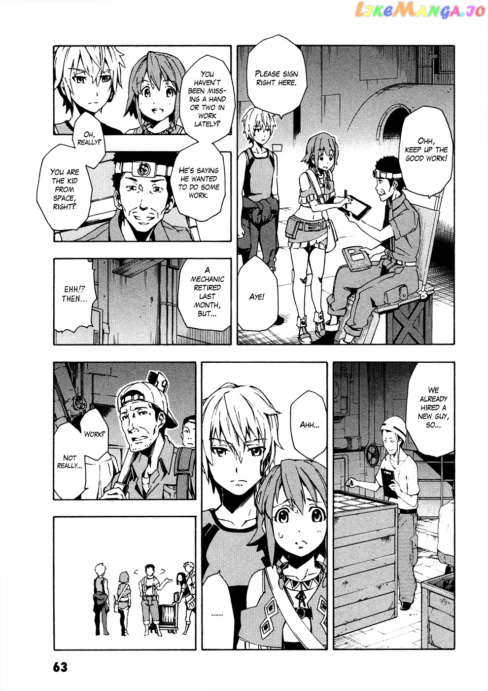 Suisei No Gargantia chapter 6 - page 10