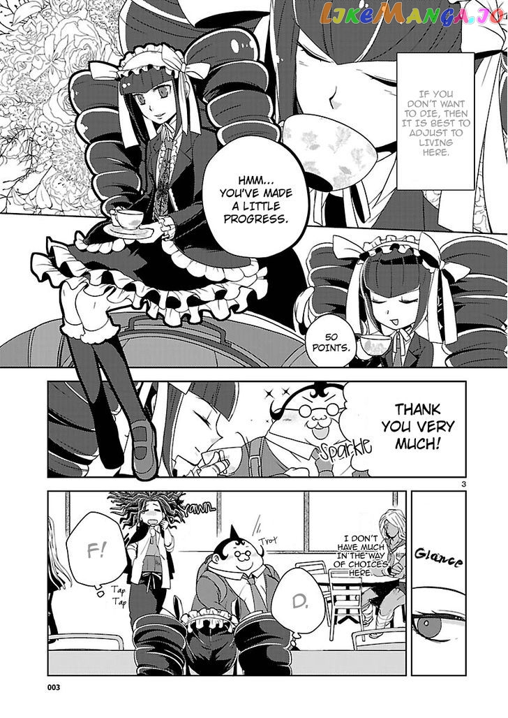 Danganronpa - Kibou no Gakuen to Zetsubou no Koukousei chapter 5.1 - page 3