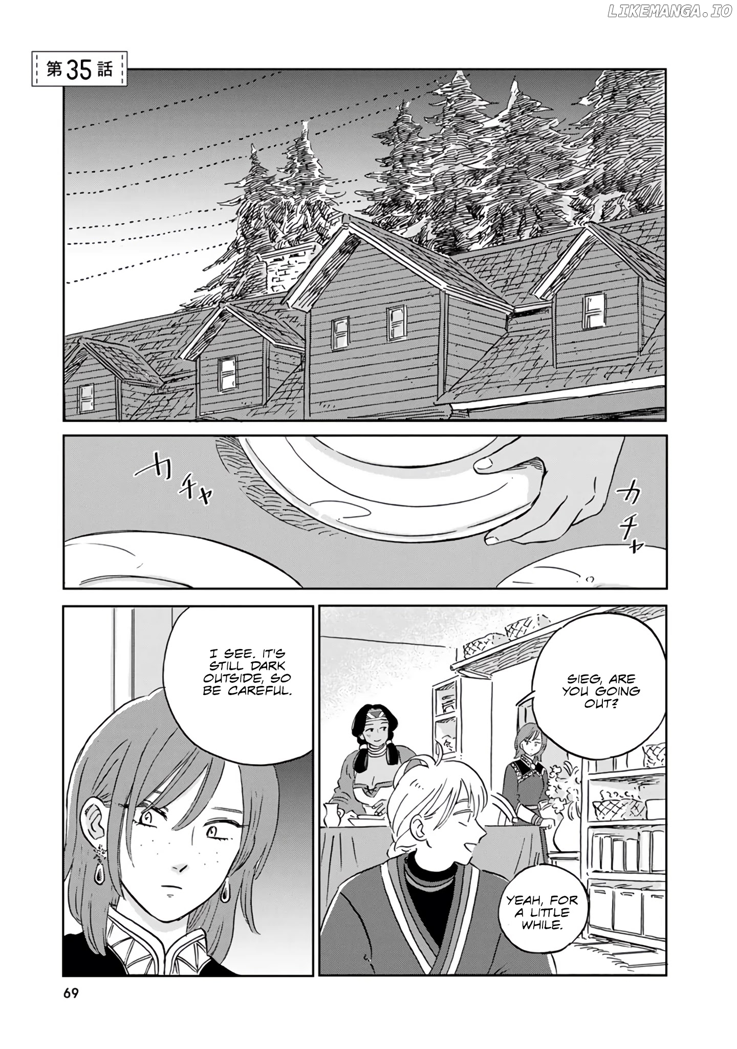 Hokuou Kizoku to Moukinzuma no Yukiguni Karigurashi chapter 35 - page 1