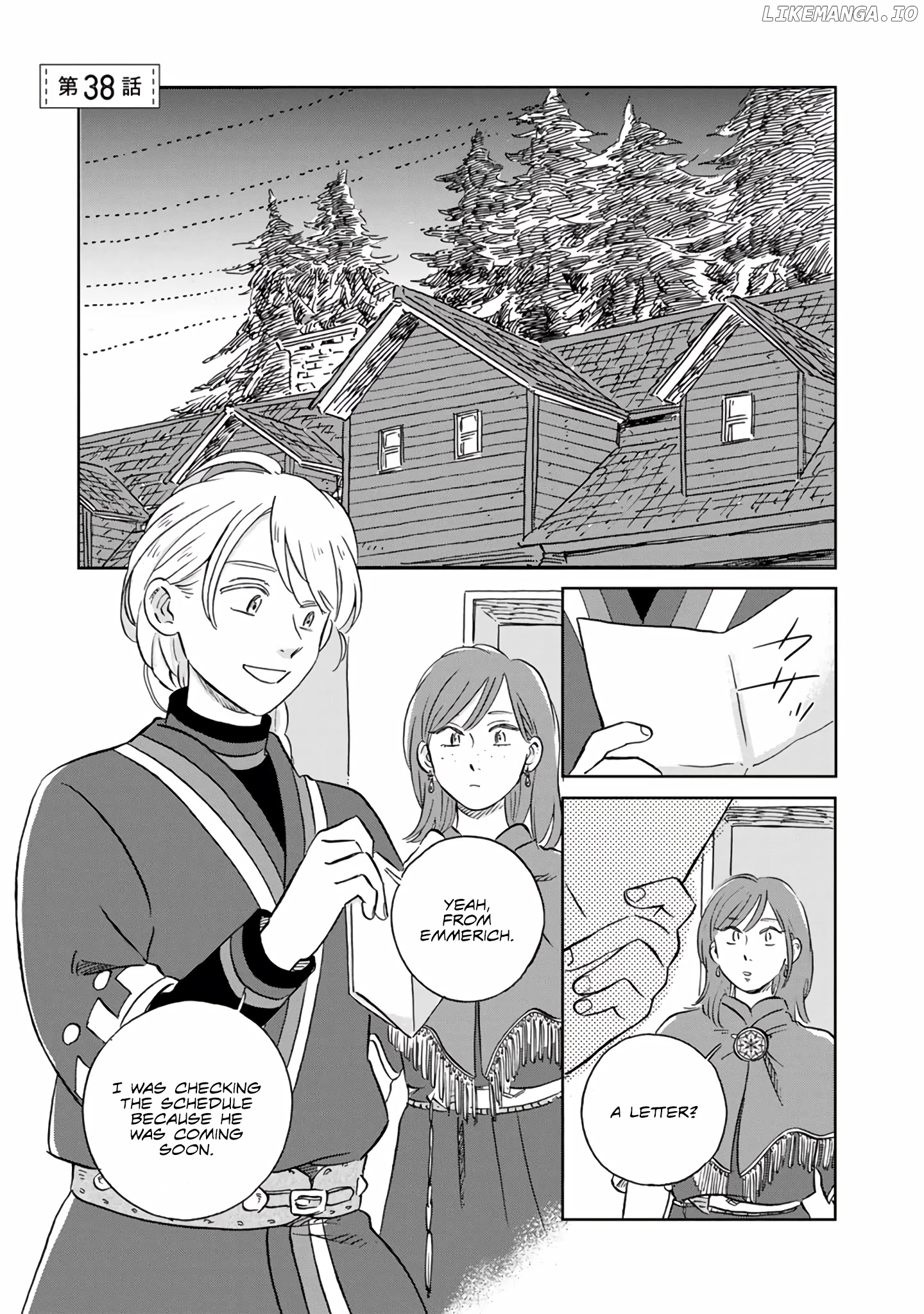 Hokuou Kizoku to Moukinzuma no Yukiguni Karigurashi chapter 38 - page 1