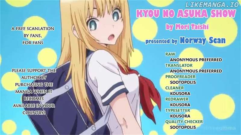 Kyou no Asuka Show chapter 33 - page 13