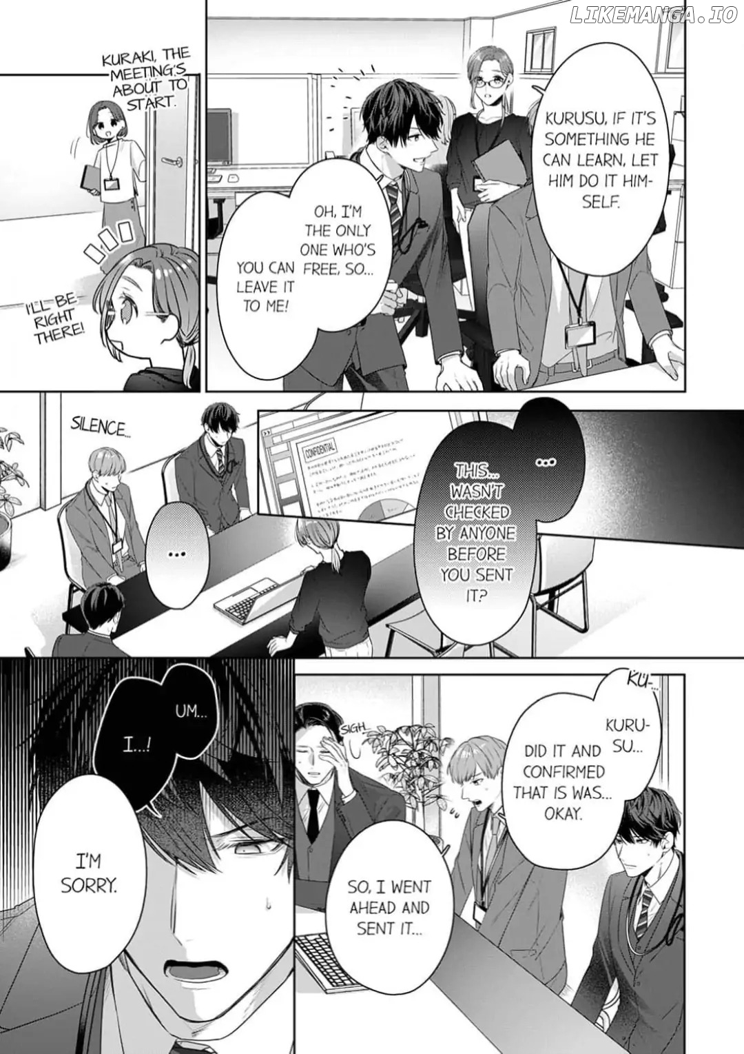 Shinya Zangyou - Nikushoku Kouhai no Iki Tsukushi Kotobazeme SEX Chapter 2 - page 15