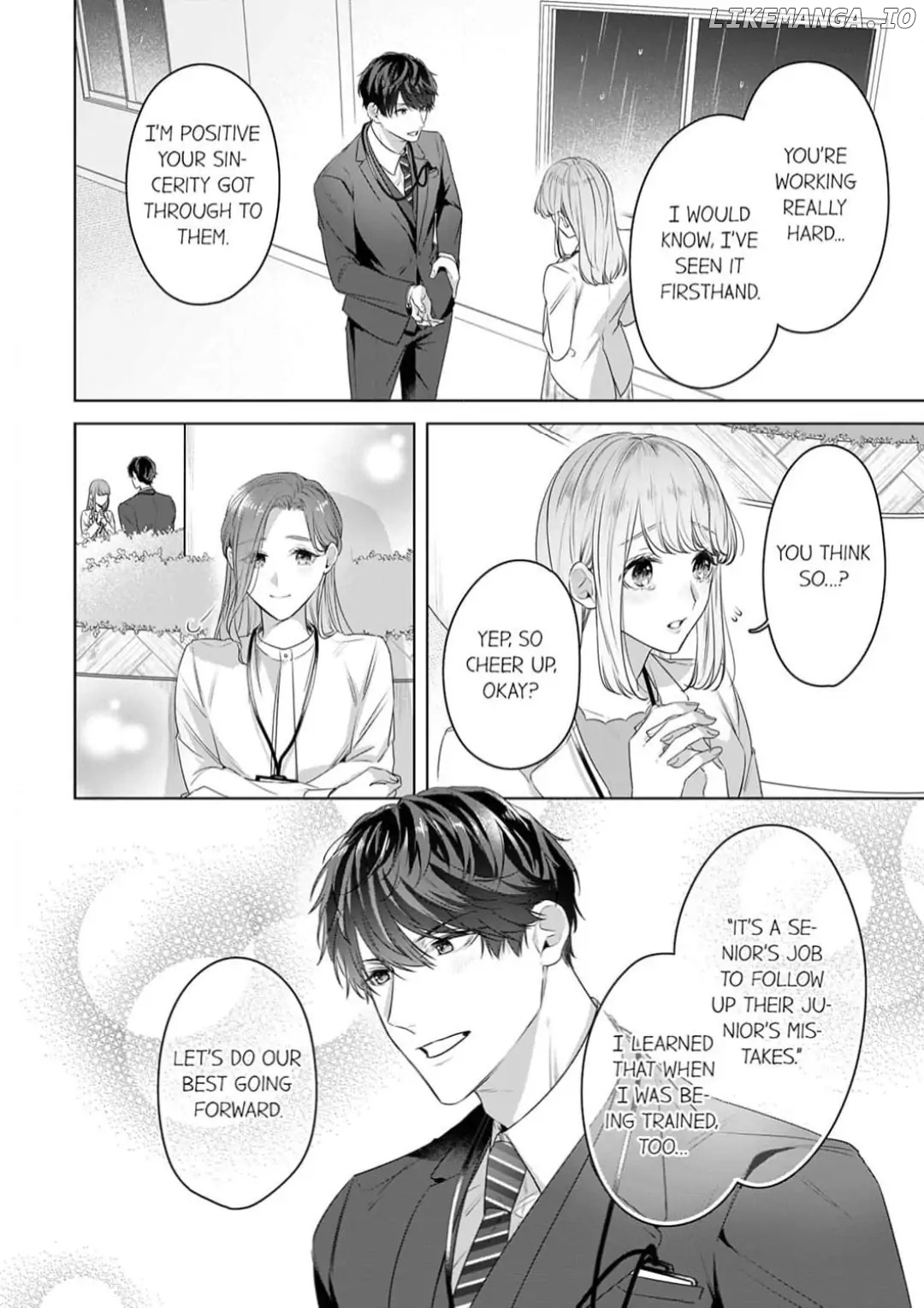 Shinya Zangyou - Nikushoku Kouhai no Iki Tsukushi Kotobazeme SEX Chapter 3 - page 14