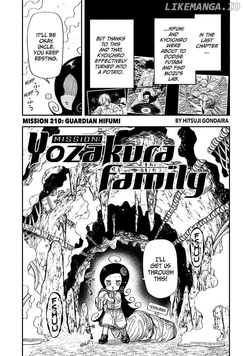 Mission: Yozakura Family Chapter 210 - page 1