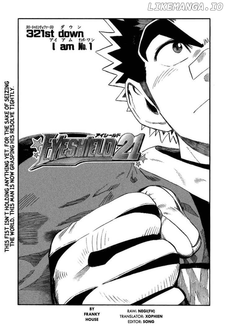 Eyeshield 21 chapter 321 - page 1