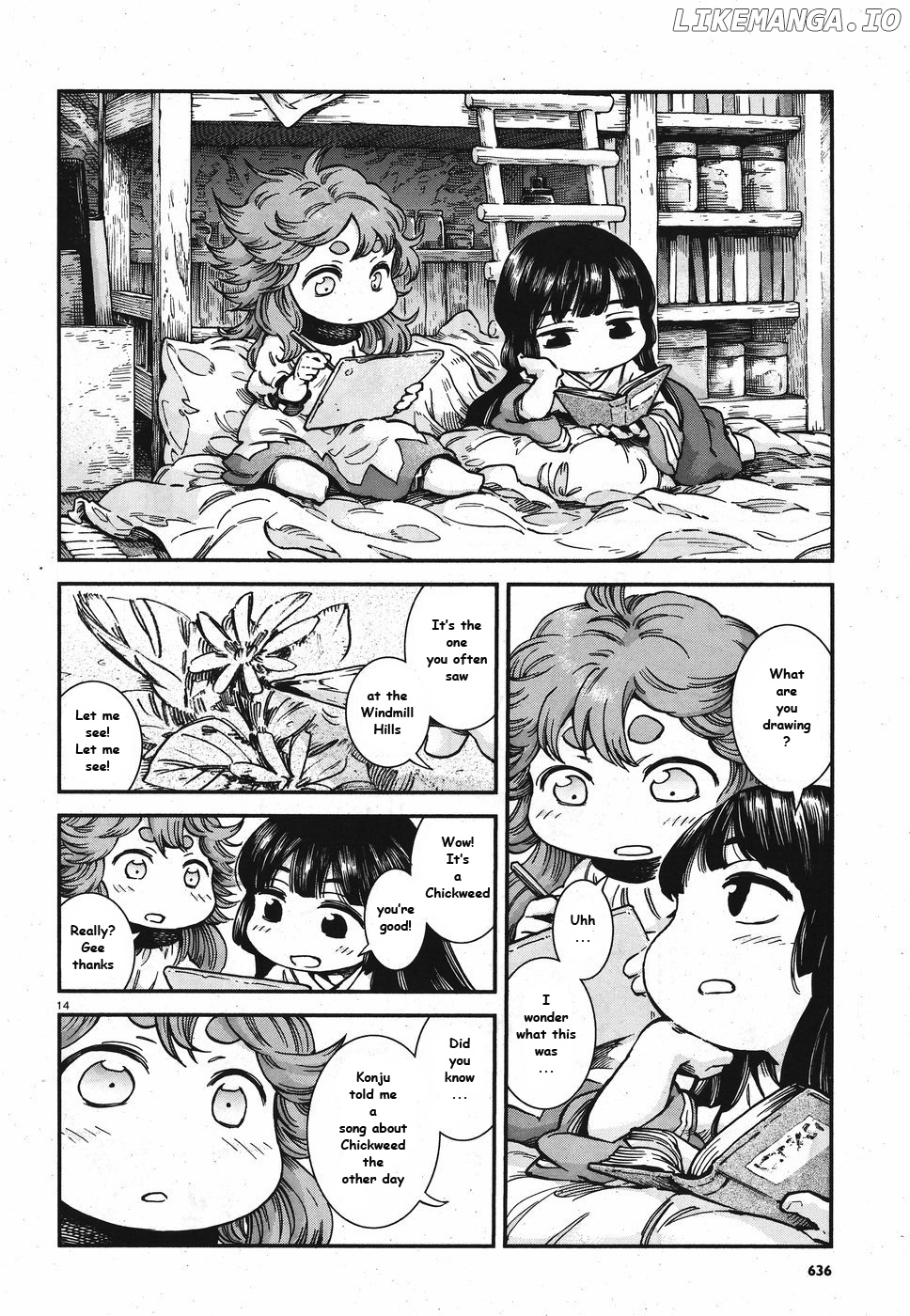 Hakumei to Mikochi chapter 58 - page 14