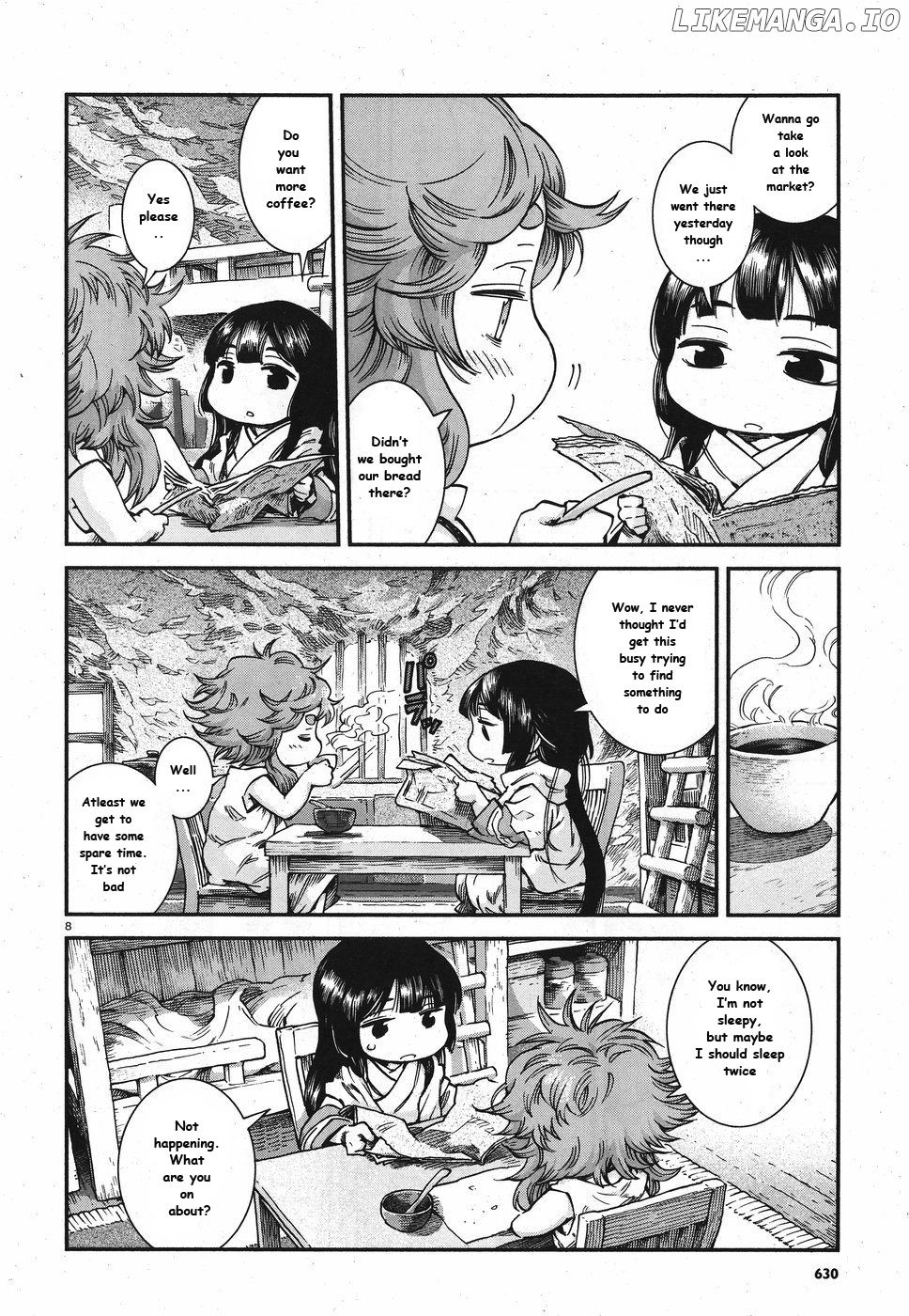 Hakumei to Mikochi chapter 58 - page 8