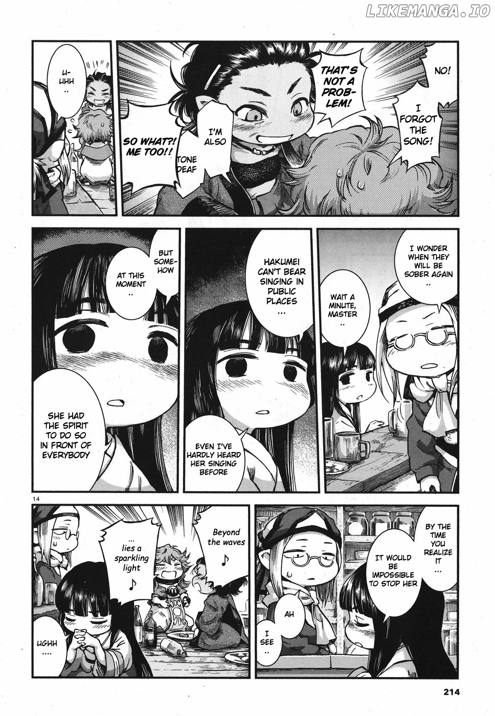 Hakumei to Mikochi chapter 63 - page 14