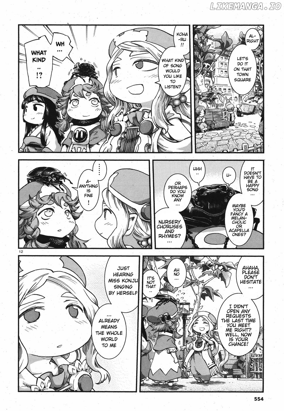 Hakumei to Mikochi chapter 64 - page 12